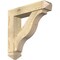 Ekena Millwork Funston Arts and Crafts Rough Sawn Bracket w/ Offset Brace, Douglas Fir, 6"W x 26"D x 26"H BKT0604X26X26FST03RDF - alternate 1